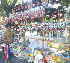 Dinagyang masks