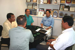 Gov. Niel Tupas Sr., Ileco III and Napocor meeting