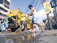 Dinagyang cleanup