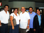 Emil Diez of the ICVB, Marichel Magalona of TNT, Manny Gruenberg of Emilion Restaurant, Robert Ferrer of Harbor Town Hotel and Troy Camarista of SM City Iloilo at the photo exhibit.