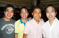 Michael Golipatan, Shane Golipatan, Ivan Monte and Ronilo Golipatan