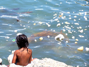 Girl Bathing