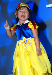 Angel as Snow White