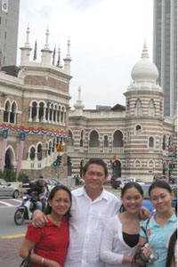 Pena Family at Kuala-Lumpur, Malaysia