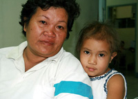 Eden and her mom Marilou