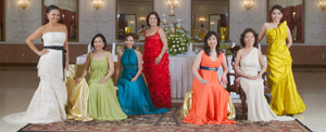 Pauline Banusing, Chona Bondoc, Jane Uy, Hazel Buaron, Ivy Santos, Cecil Gison and Beverly Rosales