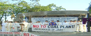 Protest against coal-fired power plants