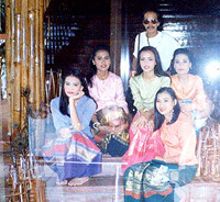 At the Rose Garden with Thai Performers, Bangkok,Thailand, 1995