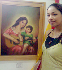 Charmz Gonzales and her Gitara