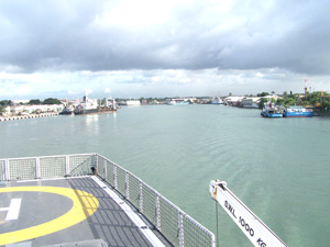 The entrance to the Iloilo River Wharf.