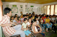 Ronelo Ladiao, creative concept director of Kuris Animators while watching Bequest