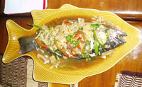 Steamed Fish with Preserved Plum