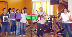 Jamming with Pastor Boyet