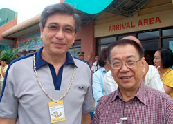Boracay Chamber of Commerce & Industry President Charles Chua and Cebu Pacific Consultant Charles Lim