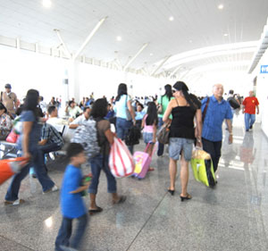 Iloilo Airport in Cabatuan-Sta. Barbara area. 