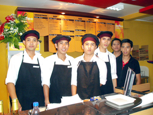 CoffeeBreak baristas ready to serve La Paz
