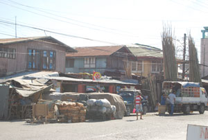 This portion of Rizal Street, City Proper at the back of the Iloilo Terminal Market