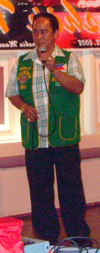Past President Remy Gumban of Iloilo Emerald Lions Club, Inc.