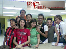 With classmates at FIP