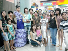 Doddie with family and relatives