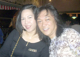 Neneng Palmares and Martin A.