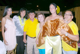 Winlove Dupit, Martin Asegurado, the celebrators Lito & Mel, Jasmin Castelo and Nonoy Mosquera