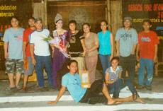 Standing from left Ian Masculino, Philip Roger San Luis, Jet, Kim, Estrella, Kristine John, Ruby, Jared, Ken, Ashley, JR and Shem