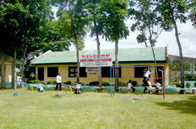 The two classrooms inside Cambitu Elementary School to be used by the pioneer high school students.