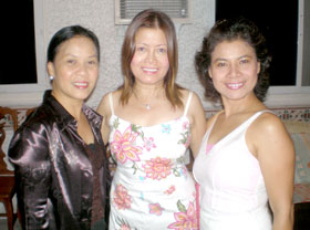 Dr. Lea Fajardo, Hazel Buaron and Prma Buckley