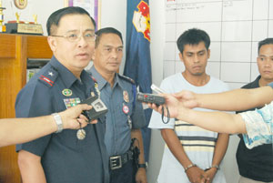 Jines Publico, who admitted to the shooting of a Swede national in Guimaras