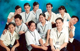 Ruby (middle) with the Nursing Student Council