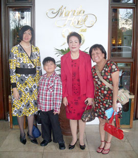 During the launching of her book in Manila.