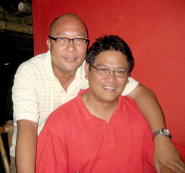 Bestfriends Edgar Suelo and Dado Tan.