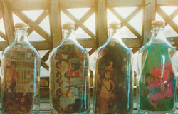 Bottled memories.