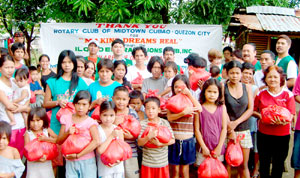 The club and the beneficiaries