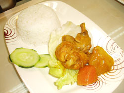 Chicken Curry Rice.