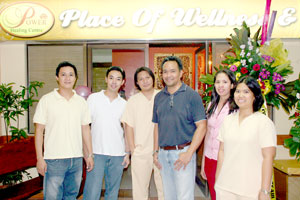 RJ, Jerico, Cris, bong, Yvonne and Hyacinth with Dr Manuel Gayoles