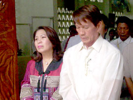 The couple behind the visit of the Black Nazarene in Sapian Mayor and Mrs Arturo “Turik” Orosco, Ph.D.