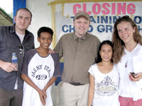 Justin, Mark, Jago, Sheryl and Laura.