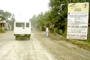 Road section in Passi City.