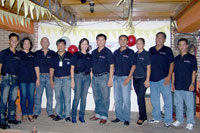 The men and women of The News Today Capiz Bureau led by couple Donna Casio and (ret.) Col. Virgilio Casio (5th & 6th from left respectively).