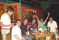 Tura Colmenares, Boy Pena, Dr Willy Yu, Art Puentebella, Jun Kho (standing), Dr Kerwin Hiponia and Dr Boy Tan.