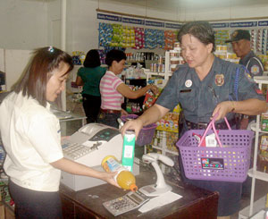 Police Regional Office 6 buy their groceries from "Tindahan ni Mamang Pulis"