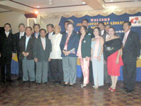DG Emma Nava and Rotarians during the Joint Governor's Address.