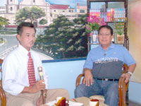 Alto Cable Host Noel Valentino interviews MRTA Manager Roberto Lastimoso. 