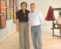 Eric Zerrudo with Gina Espinosa.