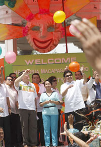 The opening of Masskara Festival.