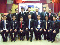 The male Youth Ambassadors for the 35th SSEAYP with Commissioner Raul Dominic Badilla (center-sitting), commissioner of National Youth Commission representing Luzon.