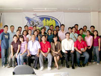 The members of the Philippine Delegation for the 35th SSEAYP with the Officials of the National Youth Commission