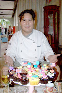 Vic Militante and his secret cupcakes.